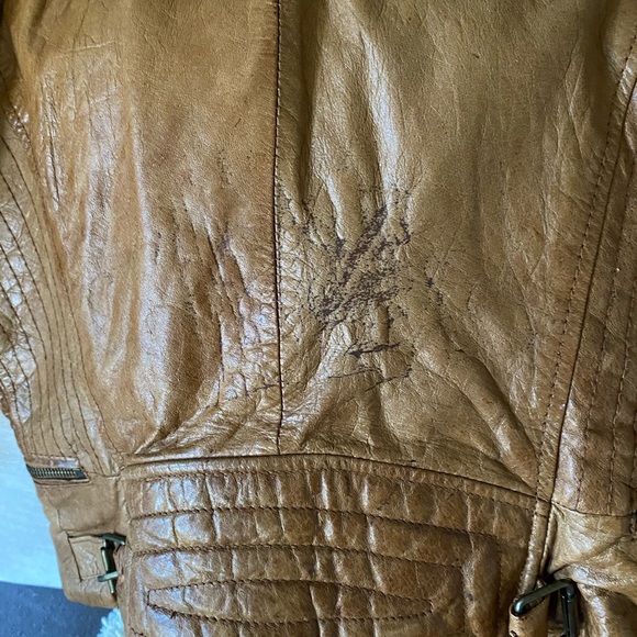 Zara Trafaluc Leather Jacket - Picture 6 of 9